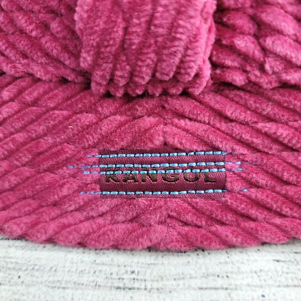 Kangol Pink Corduroy Blanford Women’s Bucket Hat Cap NWT Size Medium